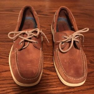 Men’s Sperry Top Siders dark brown leather